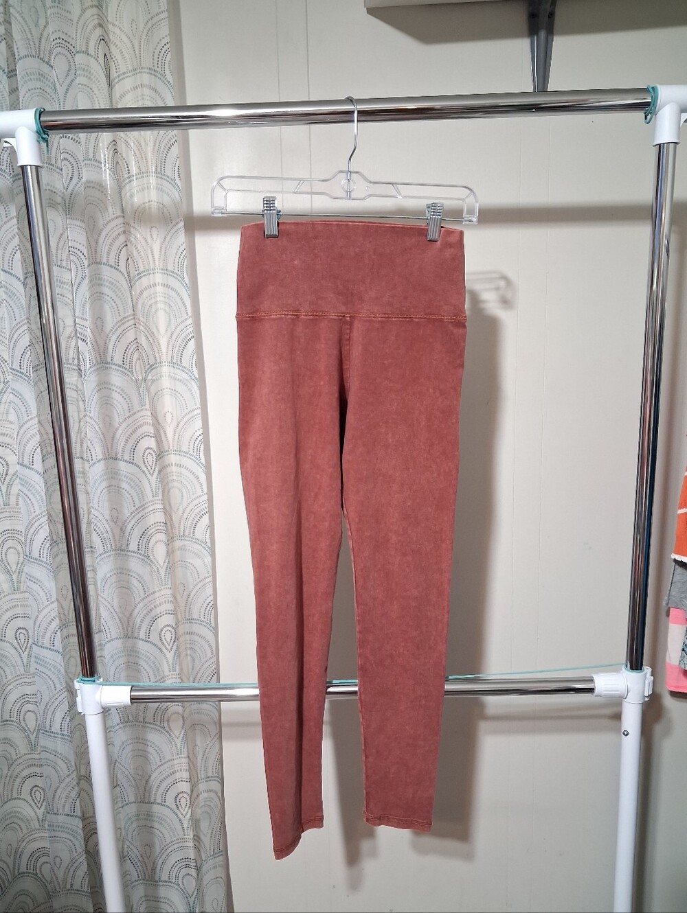 29. Aerie Seamless High‑Rise Leggings Rust Size Small EUC